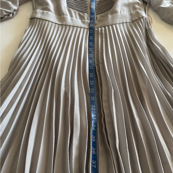 ANTONIO MELANI Gray Pleated Dress - Picture 5 of 13